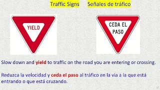 Driver's Safety Education Spanish Lesson 1