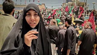 AYATULLAH  KHAMENI PROCESSION IRAN NEWS REPORT HIDAYAT TV
