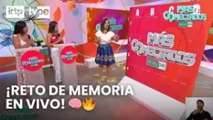 Reto de memoria en vivo con Fátima Saldonid y Pisu | “Más conectados”