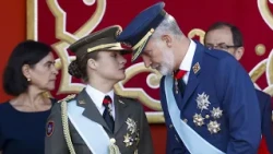 Princess Leonor's memorable moment at the October 12th parade