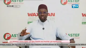 Sonko sur les Investitures des locales 2027 Pastef: « Le choix sera fait au niveau de la base »