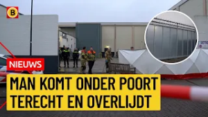 Man komt onder poort terecht en overlijdt | Omroep Brabant
