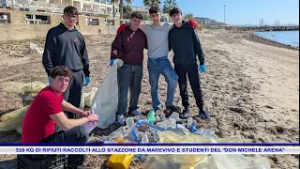 320 KG DI RIFIUTI RACCOLTI ALLO STAZZONE DA MAREVIVO E STUDENTI DEL DON MICHELE ARENA