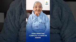 Dona Arnestina turns 112 in Rodeio