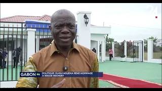 GABON POLITICS: OLIGUI NGUEMA PAYS TRIBUTE TO ISSOZE NGONDET
