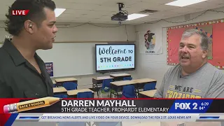 Frohardt Elementary 5th Grade Teacher talks first day of classes