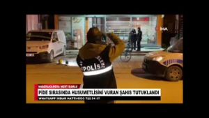 PİDE SIRASINDA HUSUMETLİSİNİ VURAN ŞAHIS TUTUKLANDI