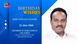 Sansad TV extends warm Birthday wishes to Godam Nagesh, MP, Lok Sabha | 21 October, 2026