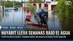 Nayarit has been underwater for weeks due to hurricanes: more flooding feared from Simon