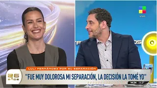 LULI FERNÁNDEZ EN "INTRUSOS": “Me divorcié y por ahora estoy sola"