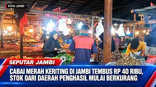 CURLY RED CHILI IN JAMBI HAS REACHED RP 40,000, AS STOCK FROM PRODUCING AREAS IS STARTING TO DECR...