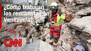Venezuela: How rescuers are working in the race to find survivors