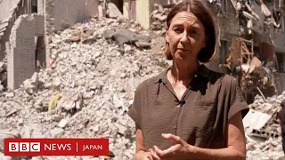 ロシアの攻撃、キーウの集合住宅を破壊　BBCが現地報告