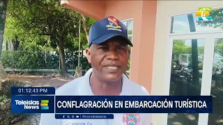 #TeleislasNews I Coflagración en embarcación turística