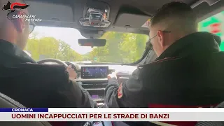 NEWS. HOODED MEN ON THE STREETS OF BANZI