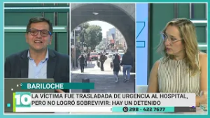 Homicidio en Bariloche: murió un hombre apuñalado en pleno centro