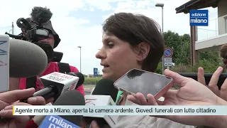 Milano, aperta la camera ardente per l'agente della locale morto dopo un inseguimento