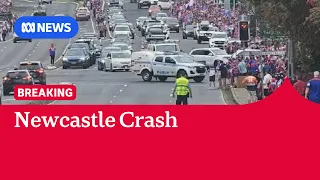 Multiple injuries after car hits crowd of Knights supporters in Newcastle | ABC NEWS