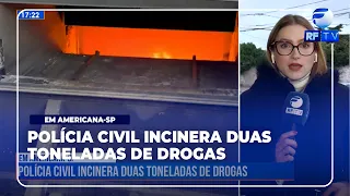 Total Alert - Civil Police incinerate two tons of drugs in Americana
