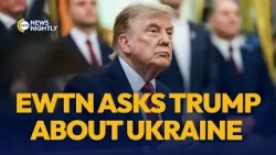 EWTN Asks Trump About Ukraine in Oval Office | EWTN News Nightly
