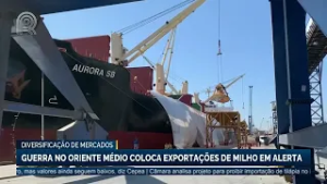 Guerra no Oriente Médio coloca exportações de milho em alerta