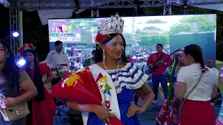 Génesis Matamoros is the queen of the traditional festivities of Managua 2026