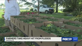 Indiana farmers taking a heavy hit from floods