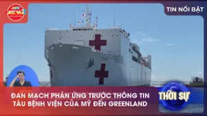 ĐAN MẠCH PHẢN ỨNG TRƯỚC THÔNG TIN TÀU BỆNH VIỆN CỦA MỸ ĐẾN GREENLAND