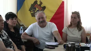 Press conference regarding the amalgamation process of Zastânca village