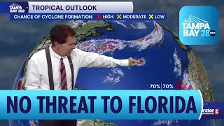 Tracking the Tropics: Atlantic Storms Pose No Impact to Florida
