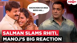 Bigg Boss 20: Salman Khan SLAMS Rhiti Tiwari over her behaviour; Manoj Tiwari says ‘BB is a game’
