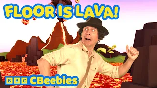 The Floor Is Lava! | Play Along Adventure with Andy Day! | CBeebies 🌋🦩