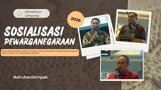 LAMPUNG MINISTRY OF LAW STRENGTHENS CITIZENSHIP SERVICES; Inter-Agency Synergy is Key to Legal Ce...