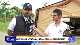 Progress on aid and requests to the National Government from San José