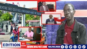 Violences À l'UCAD : Waly Faye Désigne Les Coupables (DG Bourses, COUD, Ministère)