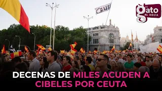 The rally at Cibeles brings together over 500,000 Madrilenians in support of the people of Ceuta