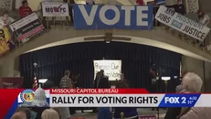 Advocates rally for voting rights at Mo. Capitol