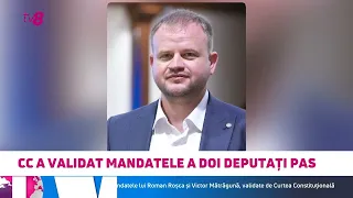Fracțiunea PAS are doi deputați noi: Mandatele lui Roman Roșca și Victor Mătrăgună, validate de CC