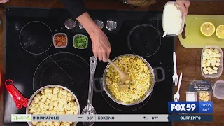 Around the Table with Jolene: A Seasonal Creamy Corn Pasta with Ricotta & Bacon Recipe