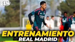 ENTRENAMIENTO COMPLETO del REAL MADRID antes del CHOQUE frente al VILLARREAL de LALIGA EASPORTS