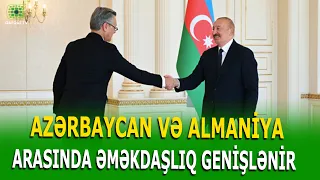 PREZİDENT İLHAM ƏLİYEV ALMANİYA SƏFİRİNİ QƏBUL ETDİ