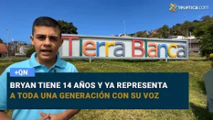 Bryan tiene 14 años y ya representa a toda una generación con su voz