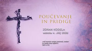 ZORAN KODELA - PRIDIGA  sobota 4. Jilij 2026