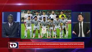 Alianza defeats Marathón at the Morazán and qualifies for the Central American Cup quarterfinals.