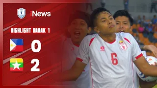 HIGHLIGHT BABAK 1: Filipina 0-2 Myanmar | Asean Champion Hyundai Cup 2026