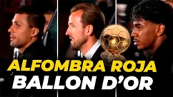 ASÍ llegaron LAMINE YAMAL, MBAPPÉ, KANE y RODRI al BALÓN DE ORO | ALFOMBRA ROJA en LONDRES 2026