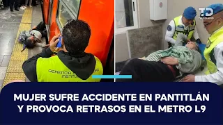 Woman gets trapped between train and platform at Pantitlán; rescue causes delays on Line 9
