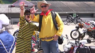 Wild Mühlviertel: Lucky Luke rides a moped