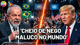 Lula criticizes Trump and says the world is "full of crazy people"