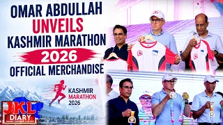 Omar Abdullah Unveils Kashmir Marathon 2026 Official Merchandise | Jammu Kashmir News